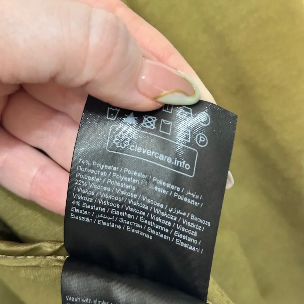 Olive Green Women's Blazer - Picture 5 of 5